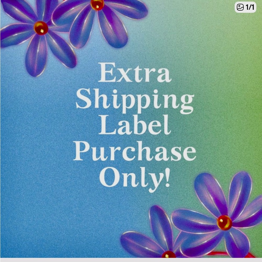 Please purchase extra shipping label for orders over 5 pounds.